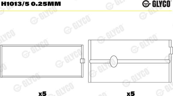 Glyco H1013/5 0.25mm - Runkolaakeri inparts.fi