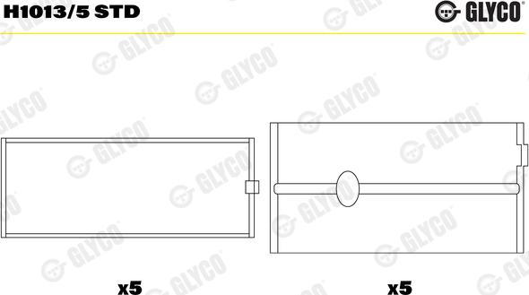 Glyco H1013/5 STD - Runkolaakeri inparts.fi