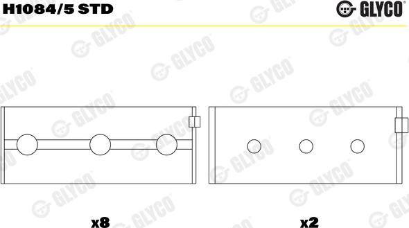 Glyco H1084/5 STD - Runkolaakeri inparts.fi