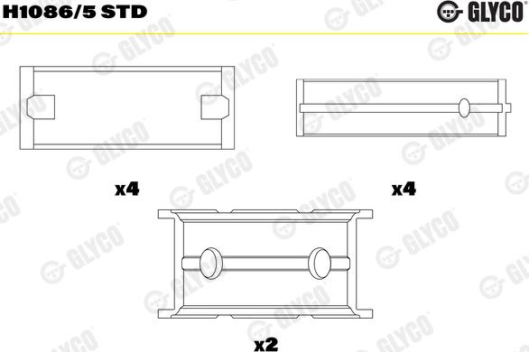 Glyco H1086/5 STD - Runkolaakeri inparts.fi