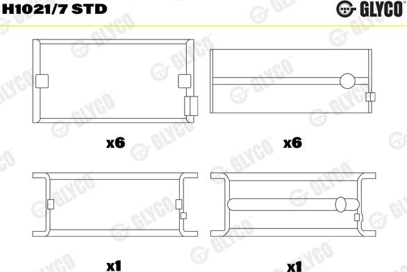 Glyco H1021/7 STD - Runkolaakeri inparts.fi