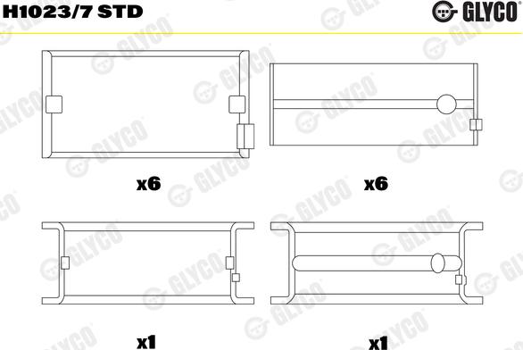 Glyco H1023/7 STD - Runkolaakeri inparts.fi