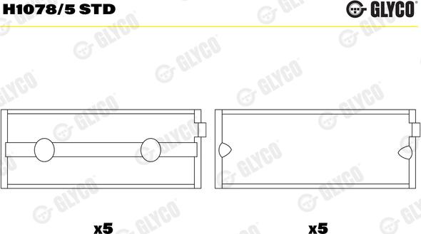 Glyco H1078/5 STD - Runkolaakeri inparts.fi