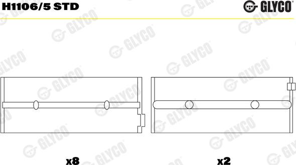 Glyco H1106/5 STD - Runkolaakeri inparts.fi