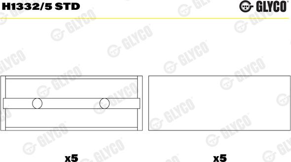 Glyco H1332/5 STD - Runkolaakeri inparts.fi