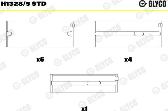 Glyco H1328/5 STD - Runkolaakeri inparts.fi