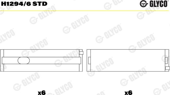 Glyco H1294/6 STD - Runkolaakeri inparts.fi