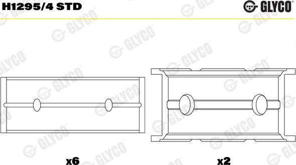 Glyco H1295/4 STD - Runkolaakeri inparts.fi