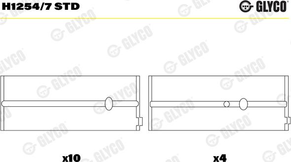 Glyco H1254/7 STD - Runkolaakeri inparts.fi