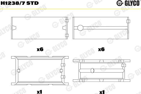 Glyco H1238/7 STD - Runkolaakeri inparts.fi