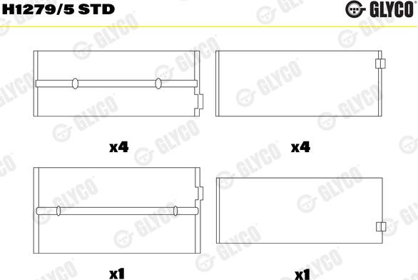 Glyco H1279/5 STD - Runkolaakeri inparts.fi