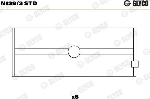 Glyco N139/3 STD - Nokka-akselin laakeri inparts.fi