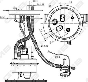 GMB GFPS-026A - Polttoaineen syöttömoduuli inparts.fi