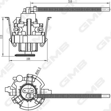 GMB GFPS-118A - Polttoaineen syöttömoduuli inparts.fi