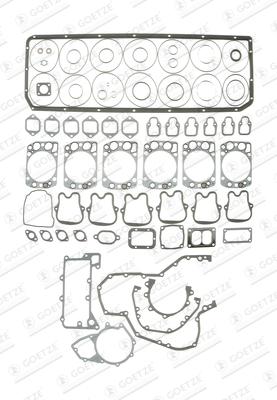 Goetze 20-26235-18/0 - Täydellinen tiivistesarja, moottori inparts.fi
