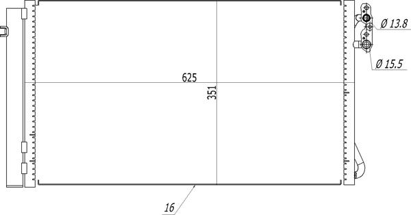 Hart 606 058 - Lauhdutin, ilmastointilaite inparts.fi