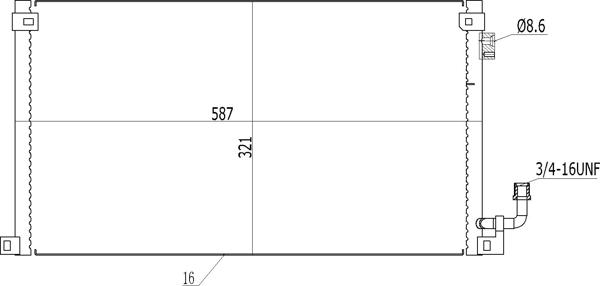 Hart 606 081 - Lauhdutin, ilmastointilaite inparts.fi