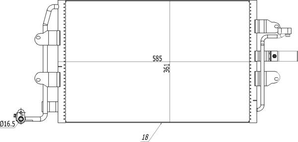 Hart 606 209 - Lauhdutin, ilmastointilaite inparts.fi