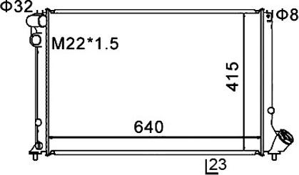 Hart 600 942 - Jäähdytin,moottorin jäähdytys inparts.fi