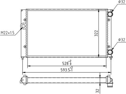 Hart 600 148 - Jäähdytin,moottorin jäähdytys inparts.fi