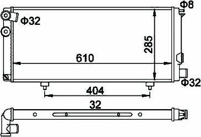 Hart 600 142 - Jäähdytin,moottorin jäähdytys inparts.fi