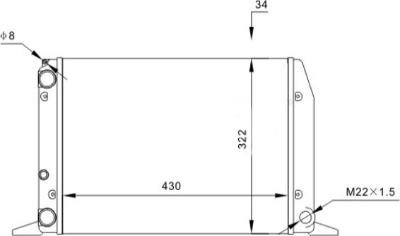 Hart 601 458 - Jäähdytin,moottorin jäähdytys inparts.fi