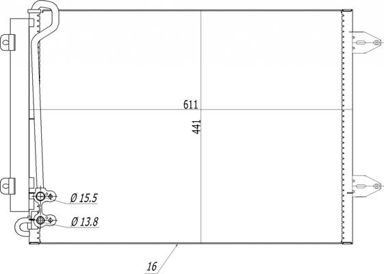 Hart 608 408 - Lauhdutin, ilmastointilaite inparts.fi