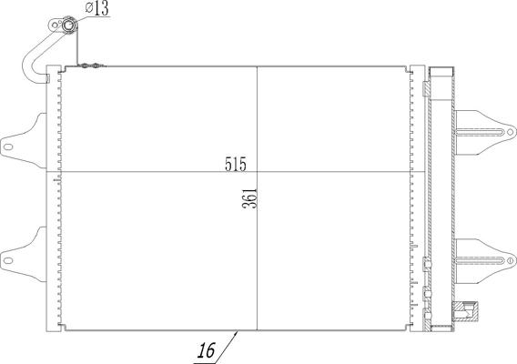 Hart 603 518 - Lauhdutin, ilmastointilaite inparts.fi