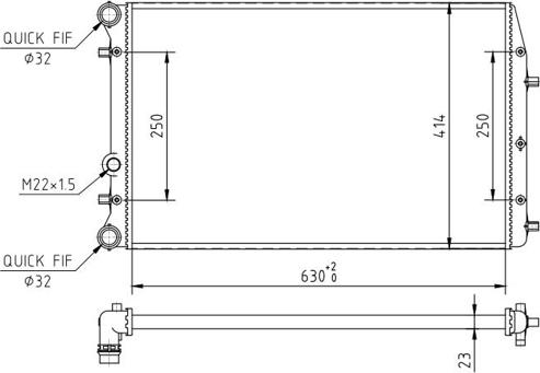 Hart 603 175 - Jäähdytin,moottorin jäähdytys inparts.fi