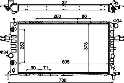 Hart 602 100 - Jäähdytin,moottorin jäähdytys inparts.fi