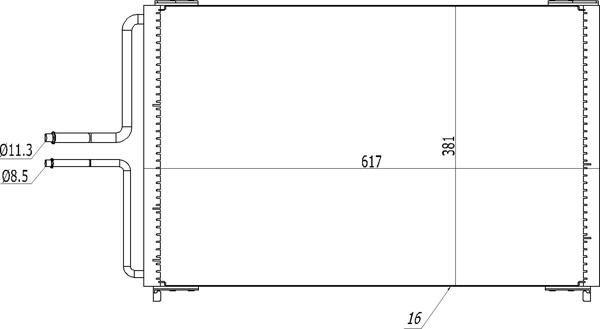 Hart 614 543 - Lauhdutin, ilmastointilaite inparts.fi