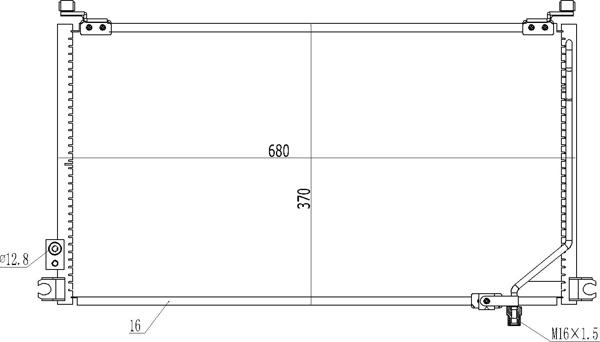 Hart 614 522 - Lauhdutin, ilmastointilaite inparts.fi