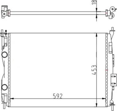 Hart 616 443 - Jäähdytin,moottorin jäähdytys inparts.fi