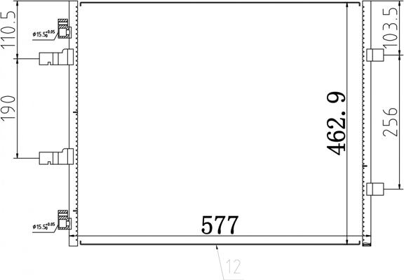 Hart 616 713 - Lauhdutin, ilmastointilaite inparts.fi