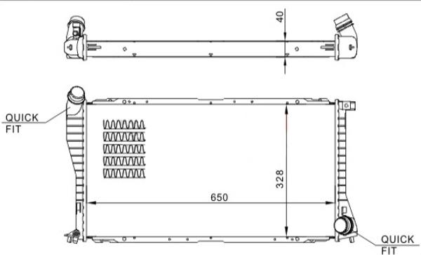 Hart 610 252 - Jäähdytin,moottorin jäähdytys inparts.fi