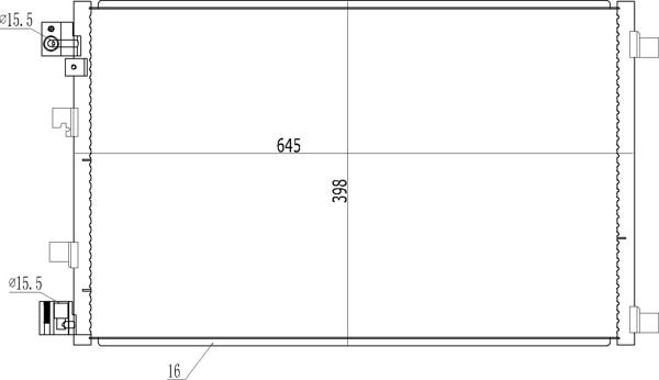 Hart 611 424 - Lauhdutin, ilmastointilaite inparts.fi