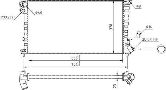 Hart 637 131 - Jäähdytin,moottorin jäähdytys inparts.fi