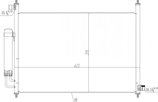 Hart 621 603 - Lauhdutin, ilmastointilaite inparts.fi