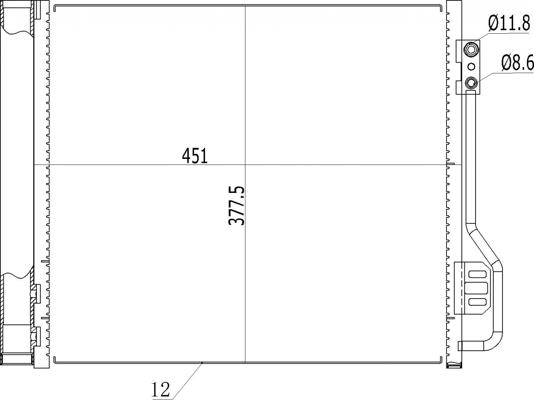 Hart 621 607 - Lauhdutin, ilmastointilaite inparts.fi