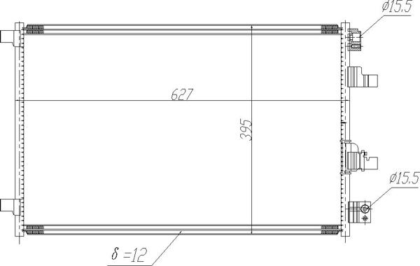 Hart 621 620 - Lauhdutin, ilmastointilaite inparts.fi