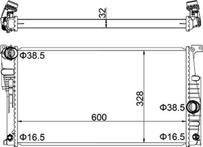 Hart 623 439 - Jäähdytin,moottorin jäähdytys inparts.fi