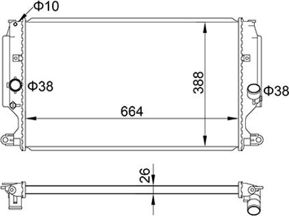 Hart 622 326 - Jäähdytin,moottorin jäähdytys inparts.fi