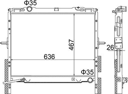 Hart 622 274 - Jäähdytin,moottorin jäähdytys inparts.fi