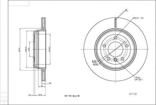 Hart 241 100 - Jarrulevy inparts.fi