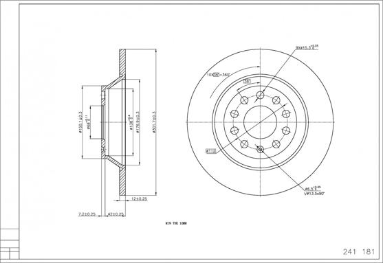 Hart 241 181 - Jarrulevy inparts.fi