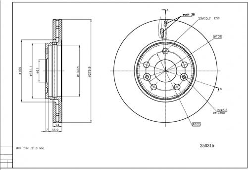 Hart 250 315 - Jarrulevy inparts.fi