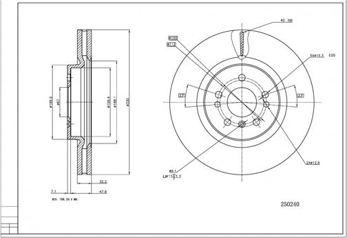 Hart 250 240 - Jarrulevy inparts.fi