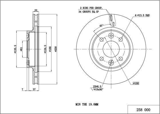 Hart 258 000 - Jarrulevy inparts.fi