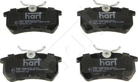 Hart 215 948 - Jarrupala, levyjarru inparts.fi