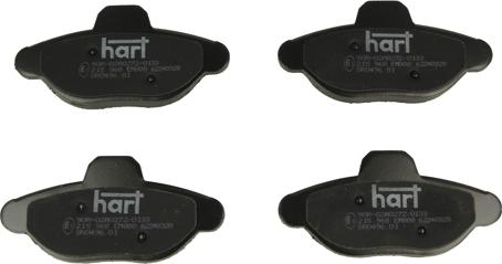 Hart 215 968 - Jarrupala, levyjarru inparts.fi